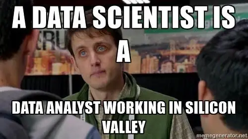 Data Scientist-Data Analyst Meme