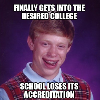 Accreditation Meme