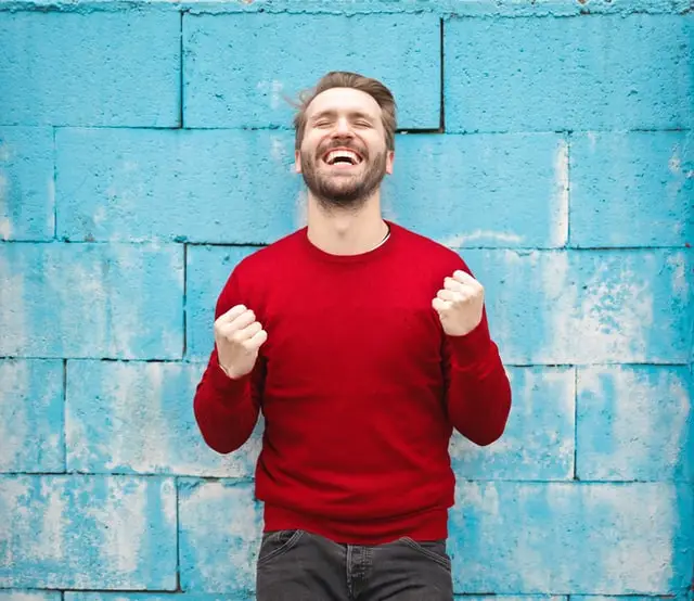 Happy student smiling