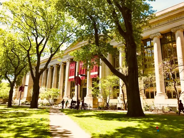 A photo of Harvard University’s campus