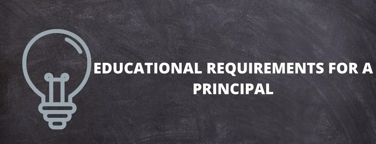 Principal Education Requirements