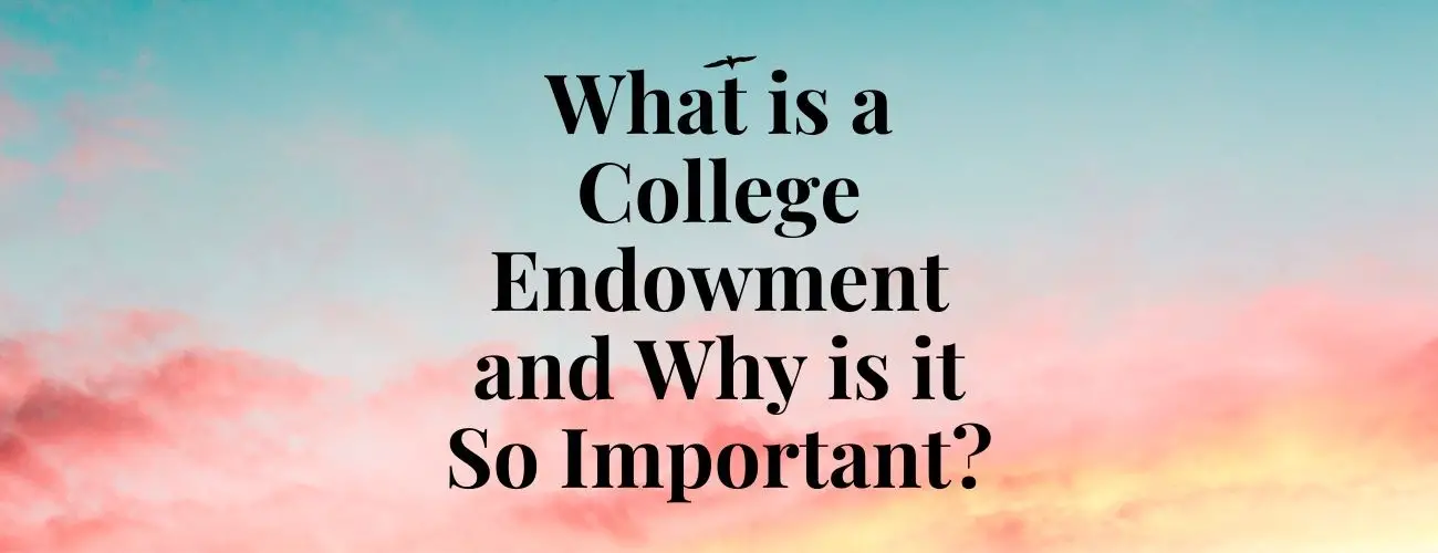 What is a College Endowment and Why is it So Important?