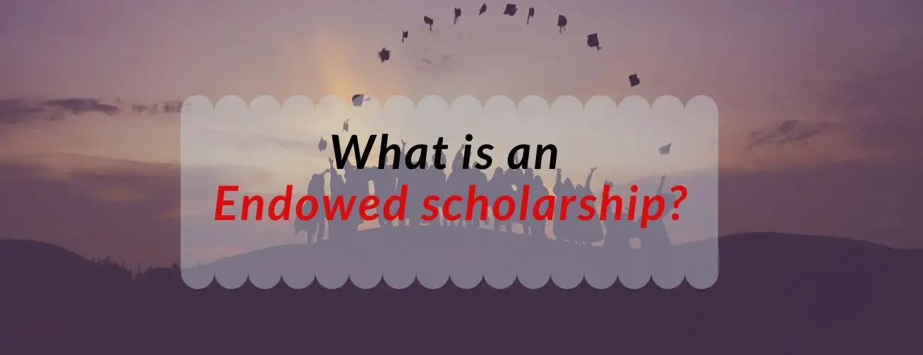 What is an Endowed scholarship?