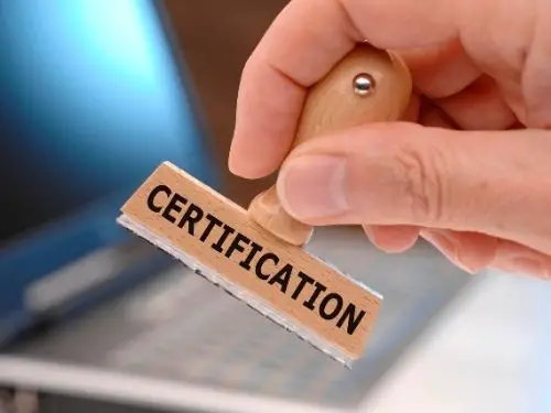 Project management certification